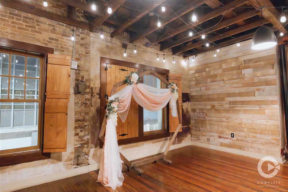 The loft at Cecelia ceremony